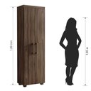 Ver imagem 4 de Armário Multiuso Turim 2 Portas Café Wood