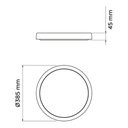 Ver imagem 3 de Kit 2 Pratos Médio para Vaso de Flor Granito Areia Polietileno Tramontina Jardim Folhagem