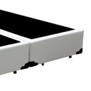 Ver imagem 2 de Cama Box Casal Bipartido NK Camas Sintético Branco 40x138x188