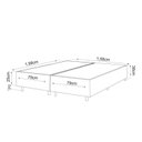 Ver imagem 6 de Conjunto Cama Box Queen Benim com Molas Ensacadas 158cmx198cmx63cm Yescasa