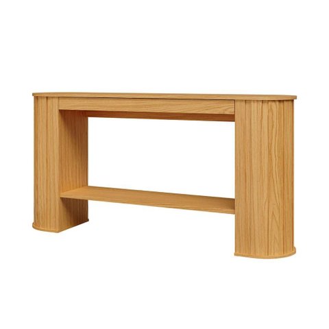 Aparador Orgânico 180 cm com 1 Gaveta 100% MDF Dalla Costa Cor:Carvalho Rosé