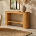 Ver imagem 2 de Aparador Orgânico 180 cm com 1 Gaveta 100% MDF Dalla Costa Cor:Carvalho Rosé