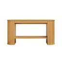 Ver imagem 4 de Aparador Orgânico 180 cm com 1 Gaveta 100% MDF Dalla Costa Cor:Carvalho Rosé