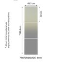 Ver imagem 2 de Kit Madesa com 3 Espelhos para Guarda-Roupa Incolor