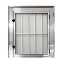 Ver mais imagens de Porta Social Palheta de Alumínio 210 X 80cm Linha 25 Esquadrias Bergamo Abertura Esquerda