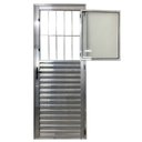 Ver imagem 5 de Porta Social Palheta de Alumínio 210 X 80cm Linha 25 Esquadrias Bergamo Abertura Esquerda