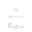 Ver mais imagens de Kit de Acessórios para Banheiro Tarsila Bela Metais