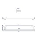 Ver mais imagens de Kit de Acessórios para Banheiro Tarsila Bela Metais