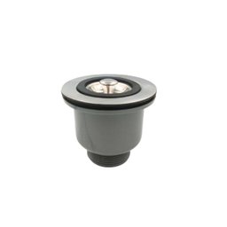 Válvula Higiênica Cozinha 3 1/2 Inox Cesto e Tampa Antiodor - 1