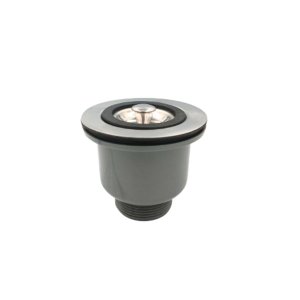 Válvula Higiênica Cozinha 3 1/2 Inox Cesto e Tampa Antiodor