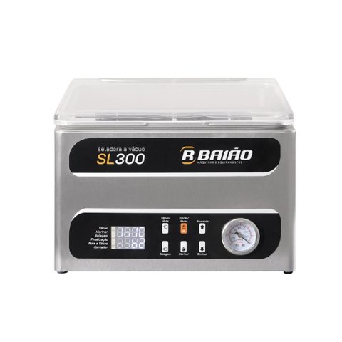 Seladora a Vácuo de Câmara de Mesa R. Baião 30cm 110v Sl300