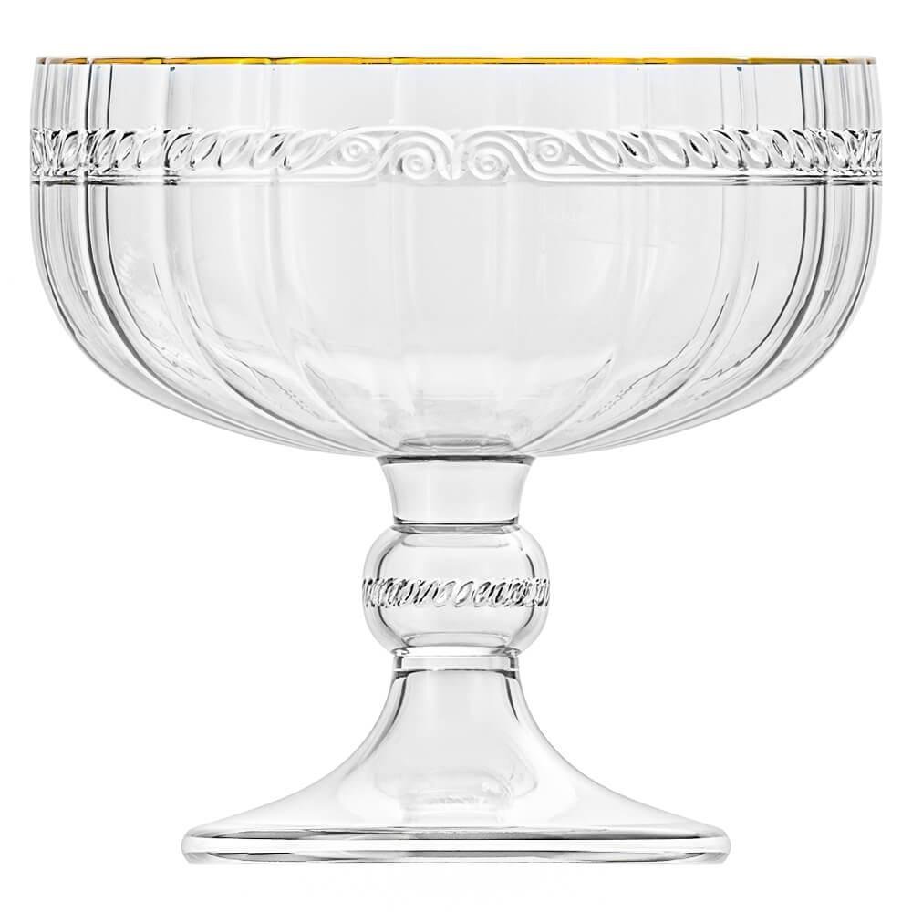 Taça de Sobremesa em Cristal Imperial Fio de Ouro 200ml - Lyor - 2