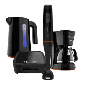 Kit Completo Cadence Cozinha Black Contrast Iii - 220v