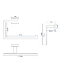 Ver mais imagens de Kit de Acessórios para Banheiro Mondrian Bela Metais