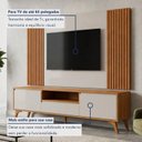 Ver imagem 5 de Rack com Painel para TV até 65 Polegadas 237cm x 201cm Ripado 100% MDF Piazza