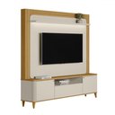 Ver imagem 2 de Estante para Tv até 70 Polegadas Munique 2 Portas com Led Tauari/off White Fosco - Linea Brasil