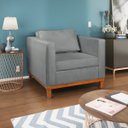 Ver imagem 2 de Poltrona Decorativa Europa Bouclé - Doce Sonho Móveis
