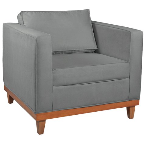 Poltrona Decorativa Europa Bouclé - Doce Sonho Móveis