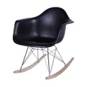 Ver imagem 1 de Cadeira de Balanço Eames com Braço Preta