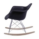 Ver imagem 2 de Cadeira de Balanço Eames com Braço Preta