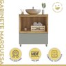 Gabinete para Banheiro 80cm Com Caixa Organizadora Marquesa - 2