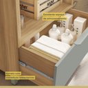 Ver imagem 5 de Gabinete para Banheiro 80cm com Caixa Organizadora Marquesa