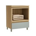 Ver imagem 3 de Gabinete para Banheiro 70cm 1 Gaveta com Caixa Organizadora Rainha