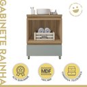 Ver imagem 2 de Gabinete para Banheiro 70cm 1 Gaveta com Caixa Organizadora Rainha