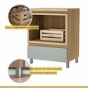 Ver imagem 7 de Gabinete para Banheiro 70cm 1 Gaveta com Caixa Organizadora Rainha