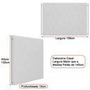Ver imagem 3 de Cama Japonesa com Cabeceira Almeriaharu Casal Bouclé Suave Off White - Sallar Home