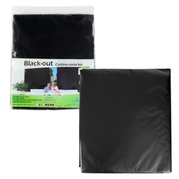 Cortina Blackout Preto - 280x280cm - P/ Trilho - 5