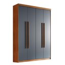 Ver imagem 3 de Guarda Roupa Solteiro Heros 4 Portas Moderna