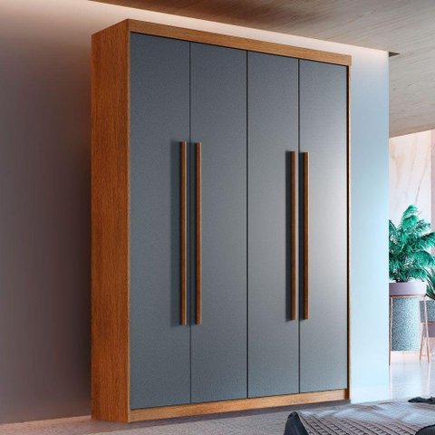 Guarda Roupa Solteiro Heros 4 Portas  Moderna