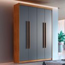 Ver imagem 1 de Guarda Roupa Solteiro Heros 4 Portas Moderna