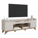 Ver imagem 2 de Rack para Tv até 65 Polegadas com 2 Portas e 2 Gavetas Multimóveis Mp1101 Off White/madeirado