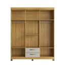 Ver imagem 6 de Guarda-Roupa Casal 6 Portas 2 Gavetas Basic Bege