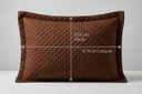 Ver imagem 5 de Kit 4 Capas Protetoras Impermeáveis para Travesseiro 50 x 70 cm:Marrom
