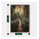 Ver imagem 6 de Quadro Paisagem Trilha de Madeira entre a Floresta - 123x83