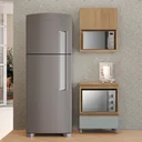 Ver imagem 1 de Cozinha 2 Peças 1 Porta 1 Gaveta Armário Aéreo 100% Mdf 70 Cm Rainha