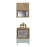 Cozinha 2 Peças 1 Porta 1 Gaveta Armário Aéreo  100% Mdf 70 Cm Rainha - 12