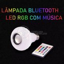 Ver imagem 1 de Lâmpada Led 12w E27 Rgb Colorida com Caixa de Som
