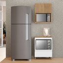 Ver imagem 1 de Cozinha 2 Peças 1 Porta 1 Gaveta Armário Aéreo  100% Mdf 70 Cm Rainha