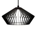 Ver imagem 1 de Luminária Teto tipo Pendente DEJAVU MDF Completa -:Preta