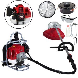 Roçadeira Profissional Costal Kawashima KW4300C Premium 43cc 2T Ideal Para Cortes Rápidos e