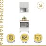 Cozinha 2 Peças 1 Porta 1 Gaveta Armário Aéreo  100% Mdf 70 Cm Rainha - 2