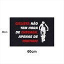 Ver imagem 1 de Tapete Capacho CICLISTA 60x40 bicicleta Casa Entrada Apto
