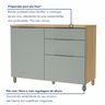 Cozinha 7 Peças 7 Portas 7 Gavetas  100% Mdf Marquesa - 12