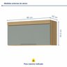 Cozinha 7 Peças 7 Portas 7 Gavetas  100% Mdf Marquesa - 20