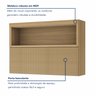 Cozinha 6 Peças 5 Portas 5 Gavetas Com Armário Aéreo  100% Mdf Marquesa - 13