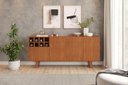 Ver imagem 2 de Buffet Philadelphia 4 Portas com Adega 180 cm Naturalle - Mavaular